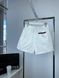 Suit white jacket and shorts, L