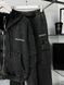 Balenciaga Suit with Cropped Hoodie in Graphite, S