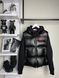 Black puffy vest, S