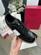 Black sneakers with white insert, In stock, 41