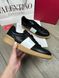 Black sneakers with white insert, In stock, 41