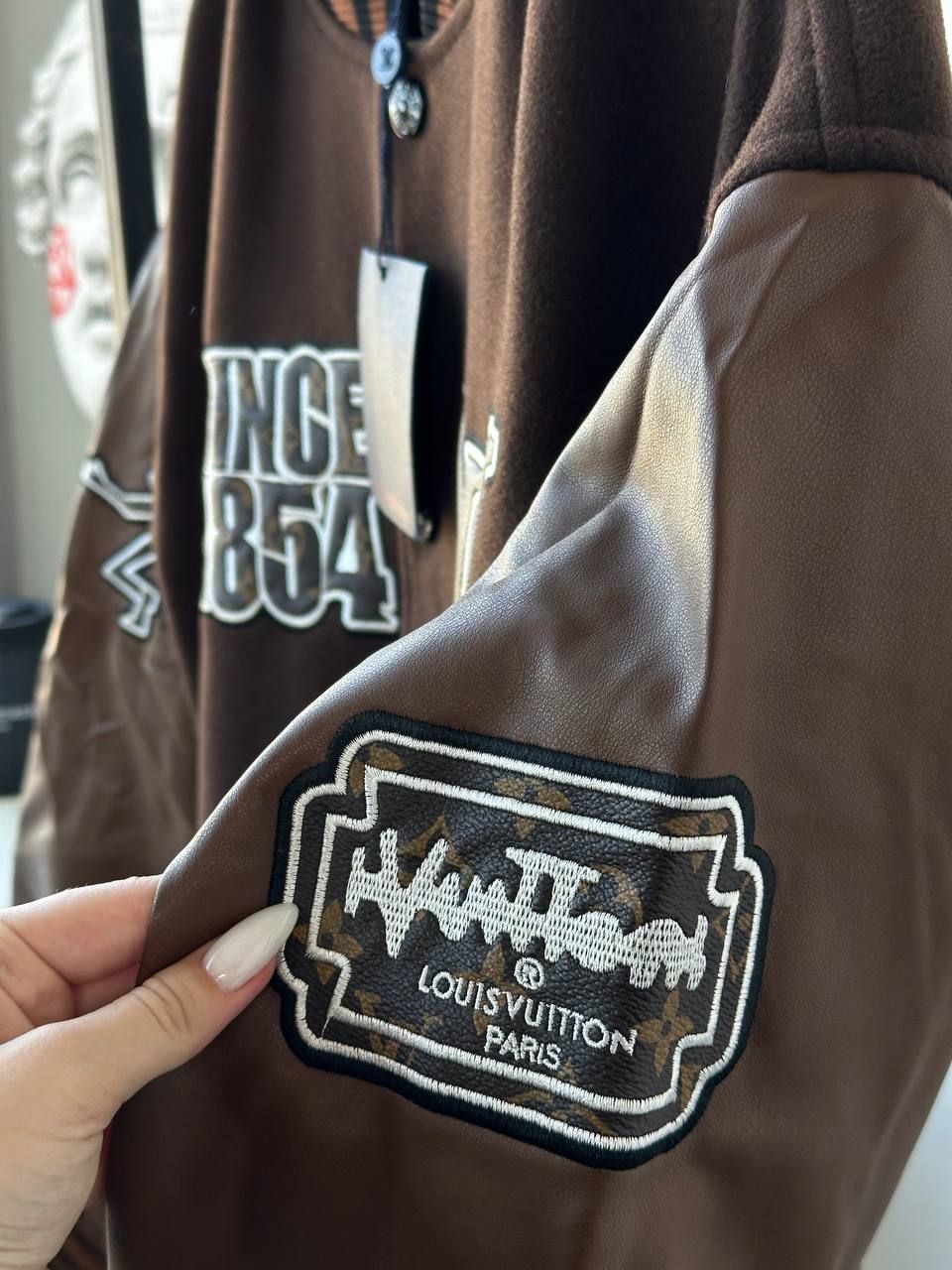 Brown bomber jacket SINCE1858, XXL