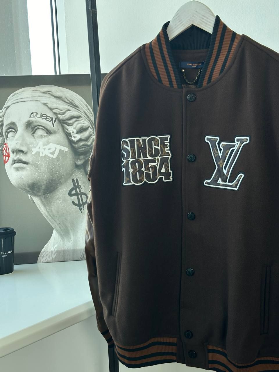 Brown bomber jacket SINCE1858, M