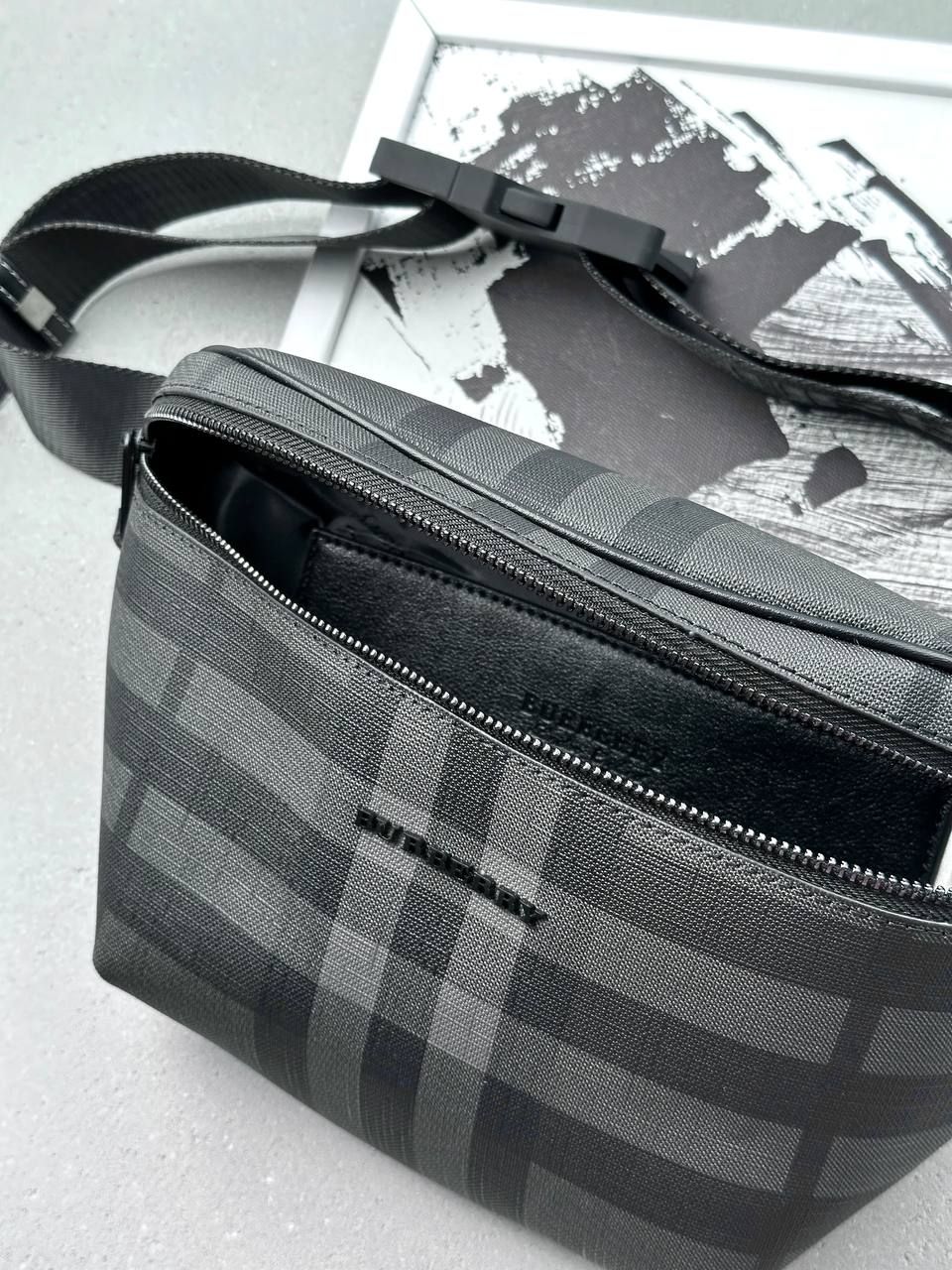 Bag mini black and gray Cason, In stock