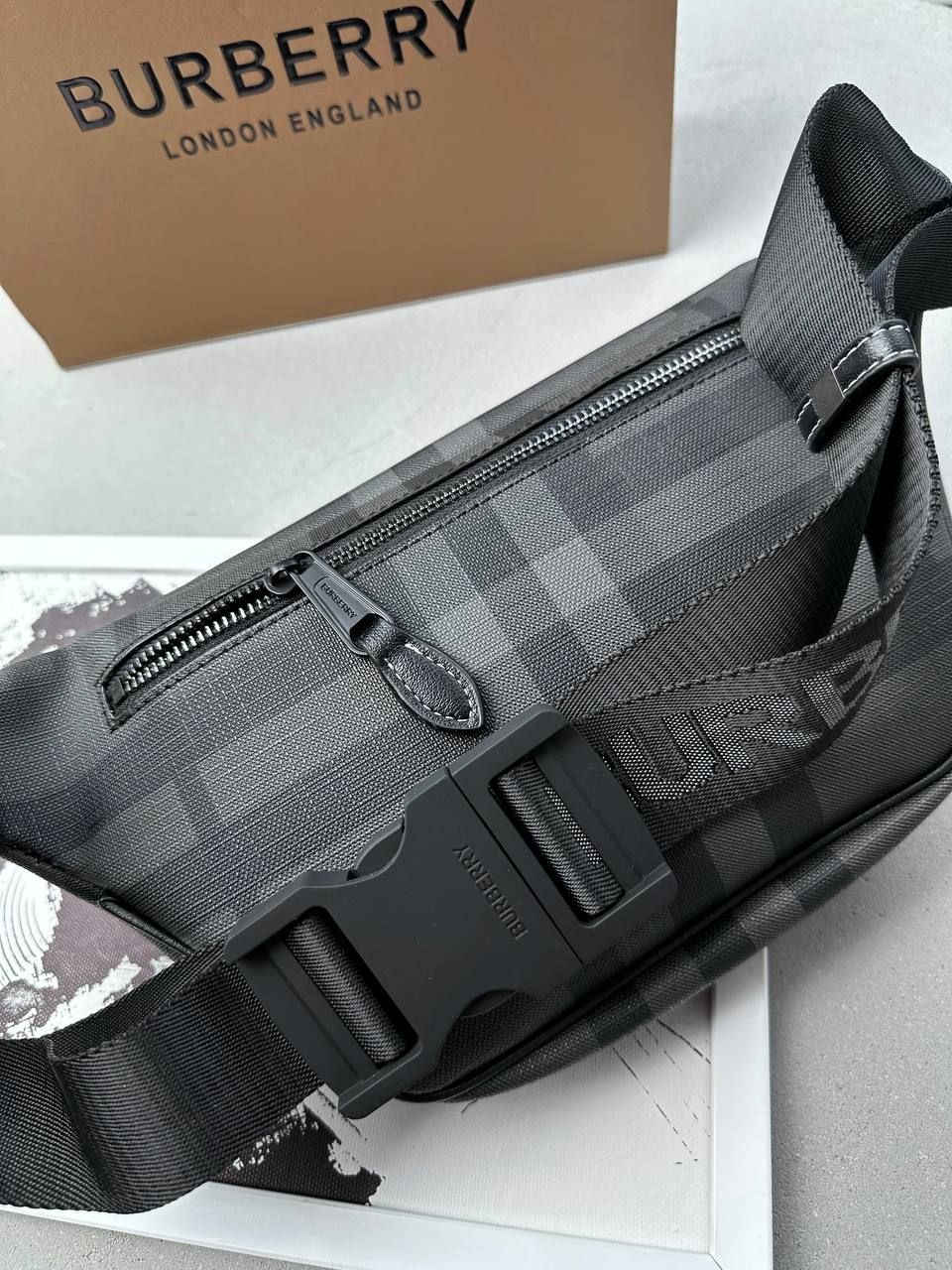 Bag mini black and gray Cason, In stock