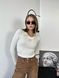 White knitted sweater, S