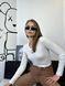 White knitted sweater, S